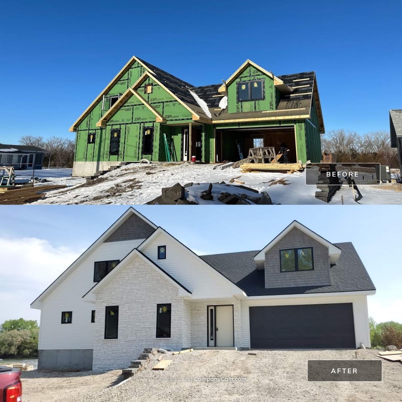 New construction siding installation — GGR Exteriors Eastern Nebraska